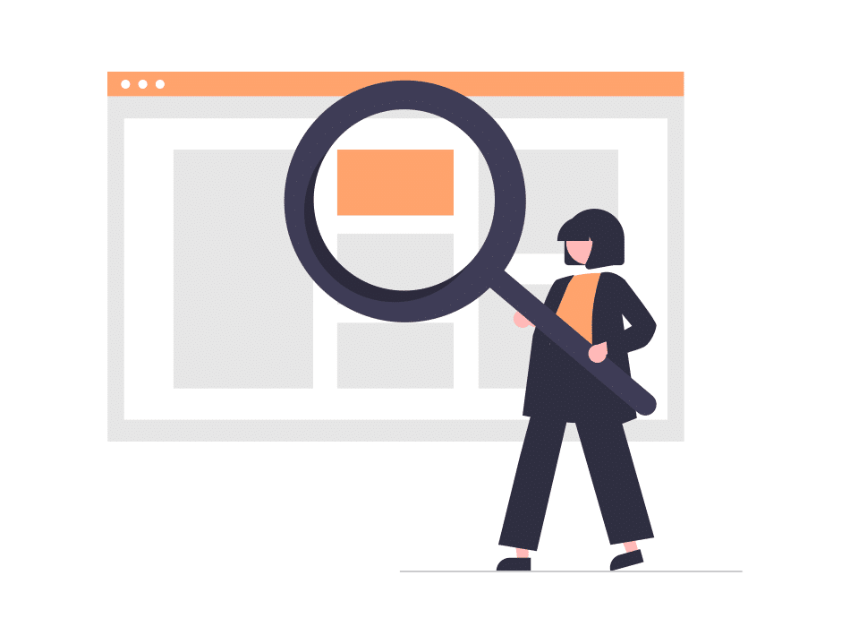 Suchmaschienen Optimierung (SEO) Symbolillustration